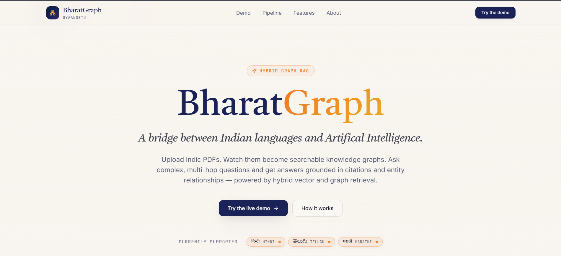 Cover image for Bharat Graph - Automatic Knowledge Graph Construction for Indian Languages